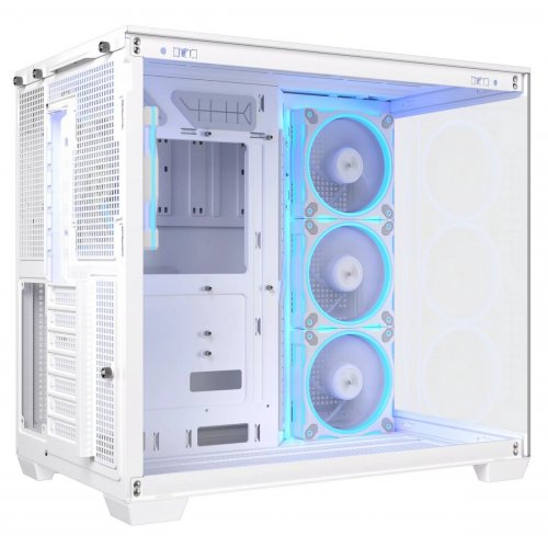 Корпус Asus A32 Plus Tempered Glass без БЖ (90DC00S3-B19000) White купити з перевіркою сумісності: огляд, характеристики, ціна у Києві, Львові, Вінниці, Хмельницькому, Івано-Франківську, Україні | інтернет-магазин TELEMART.UA фото