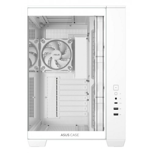 Корпус Asus A32 Plus Tempered Glass без БЖ (90DC00S3-B19000) White купити з перевіркою сумісності: огляд, характеристики, ціна у Києві, Львові, Вінниці, Хмельницькому, Івано-Франківську, Україні | інтернет-магазин TELEMART.UA фото