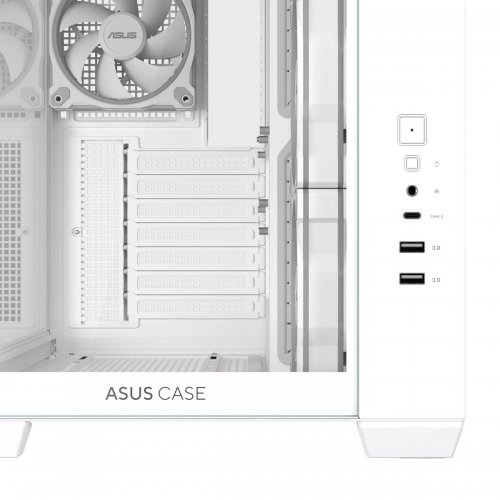 Корпус Asus A32 Plus Tempered Glass без БЖ (90DC00S3-B19000) White купити з перевіркою сумісності: огляд, характеристики, ціна у Києві, Львові, Вінниці, Хмельницькому, Івано-Франківську, Україні | інтернет-магазин TELEMART.UA фото