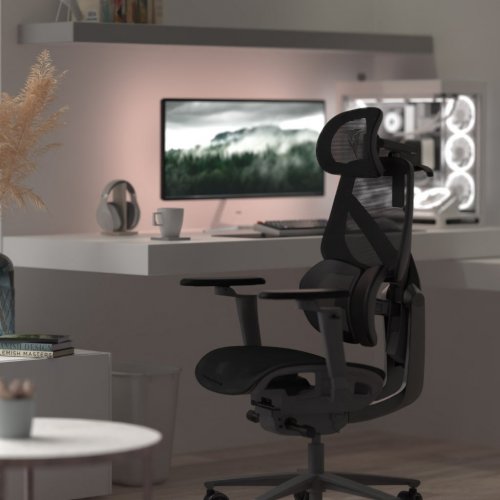 Купить Игровое кресло TX3 Flex Pro Mesh (TEGC-3076101.12) Black - цена в Харькове, Киеве, Днепре, Одессе
в интернет-магазине Telemart фото