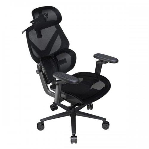 Ігрове крісло TX3 Flex Pro Mesh (TEGC-3076101.12) Black купити в Україні: Київ, Львів, Хмельницький, Тернопіль | Низька ціна, відгуки, характеристики від TELEMART фото