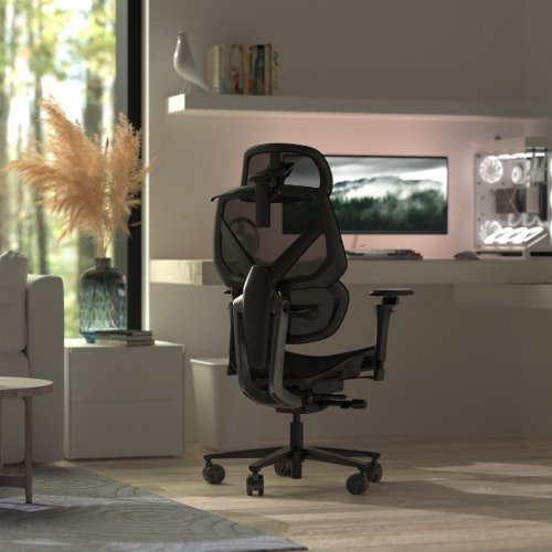 Ігрове крісло TX3 Flex Pro Mesh (TEGC-3076101.12) Black купити в Україні: Київ, Львів, Хмельницький, Тернопіль | Низька ціна, відгуки, характеристики від TELEMART фото