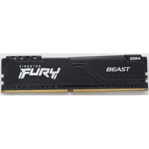Озп Kingston DDR4 8GB 3200Mhz FURY Beast Black (KF432C16BB/8) (Відновлено продавцем, 801541) купити з перевіркою сумісності: огляд, характеристики, ціна у Києві, Львові, Вінниці, Хмельницькому, Івано-Франківську, Україні | інтернет-магазин TELEMART.UA фото