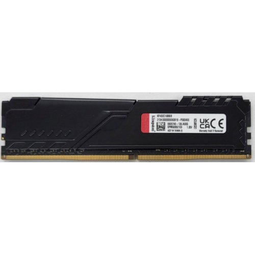 Озп Kingston DDR4 8GB 3200Mhz FURY Beast Black (KF432C16BB/8) (Відновлено продавцем, 801541) купити з перевіркою сумісності: огляд, характеристики, ціна у Києві, Львові, Вінниці, Хмельницькому, Івано-Франківську, Україні | інтернет-магазин TELEMART.UA фото