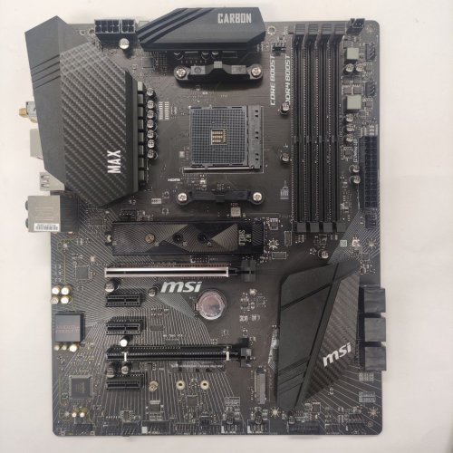 Материнська плата MSI B450 GAMING PRO CARBON MAX WIFI (sAM4, AMD B450) (Відновлено продавцем, 801545) купити з перевіркою сумісності: огляд, характеристики, ціна у Києві, Львові, Вінниці, Хмельницькому, Івано-Франківську, Україні | інтернет-магазин TELEMART.UA фото