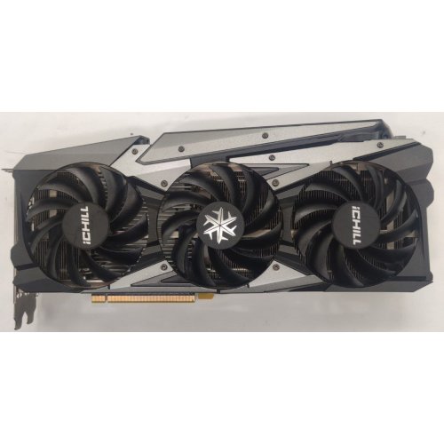 Відеокарта Inno3D GeForce RTX 3060 ICHILL X3 RED 12288MB (C30603-12D6X-1671VA39A) (Відновлено продавцем, 801555) купити з перевіркою сумісності: огляд, характеристики, ціна у Києві, Львові, Вінниці, Хмельницькому, Івано-Франківську, Україні | інтернет-магазин TELEMART.UA фото