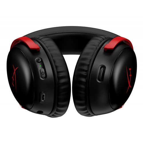 Купить Уценка наушники HyperX Cloud III Wireless (77Z46AA) Black/Red (Вскрытая упаковка, 801557) - цена в Харькове, Киеве, Днепре, Одессе
в интернет-магазине Telemart фото