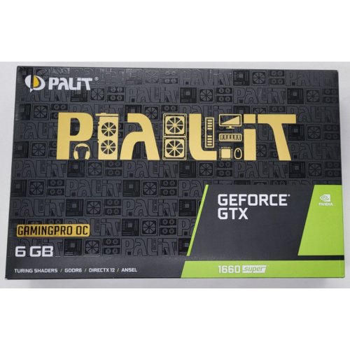 Купить Видеокарта Palit GeForce GTX 1660 SUPER GamingPro Dual OC 6144MB (NE6166SS18J9-1160A) (Восстановлено продавцом, 801565) с проверкой совместимости: обзор, характеристики, цена в Киеве, Днепре, Одессе, Харькове, Украине | интернет-магазин TELEMART.UA фото