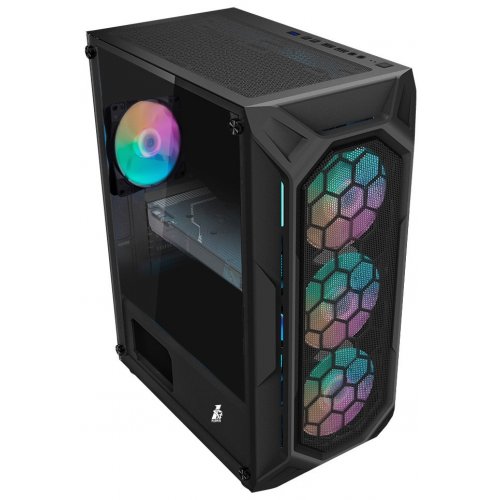 Корпус 1stPlayer X6-3G6P-1G6 без БЖ Black (Відновлено продавцем, 801599) купити з перевіркою сумісності: огляд, характеристики, ціна у Києві, Львові, Вінниці, Хмельницькому, Івано-Франківську, Україні | інтернет-магазин TELEMART.UA фото
