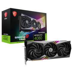 Відеокарта MSI GeForce RTX 4080 GAMING X TRIO 16384MB (RTX 4080 16GB GAMING X TRIO) (Відновлено продавцем, 801605)
