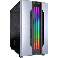 Корпус Cougar Gemini M Trelux RGB Tempered Glass без БЖ Silver (Відновлено продавцем, 801606)