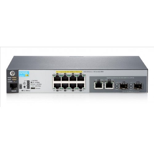 Сетевой коммутатор HP Aruba 2530-8-PoE+ Switch (J9783A) купить в Украине: Киев, Днепр, Харьков, Одесса  | Низкая цена, отзывы, характеристики от TELEMART фото