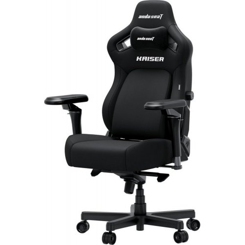 Купити Ігрове крісло Anda Seat Kaiser 4 V2 XL Fabric (AD12YDDC-XLL-20-B-CF-03) Black - ціна в Києві, Львові, Вінниці, Хмельницькому, Франківську, Україні | інтернет-магазин TELEMART.UA фото