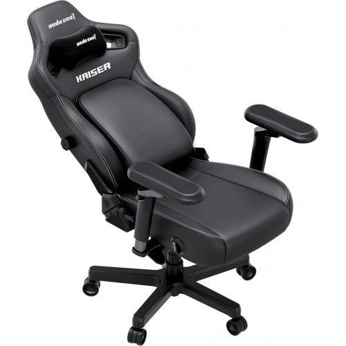 Купить Игровое кресло Anda Seat Kaiser 4 V2 XL (AD12YDDC-XLL-20-B-PV/C-03) Black - цена в Харькове, Киеве, Днепре, Одессе
в интернет-магазине Telemart фото