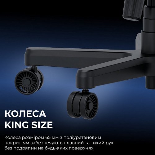 Купити Ігрове крісло Anda Seat Kaiser 3E XL (AD23YC-XL-08-B-PV/C-B01) Black - ціна в Києві, Львові, Вінниці, Хмельницькому, Франківську, Україні | інтернет-магазин TELEMART.UA фото