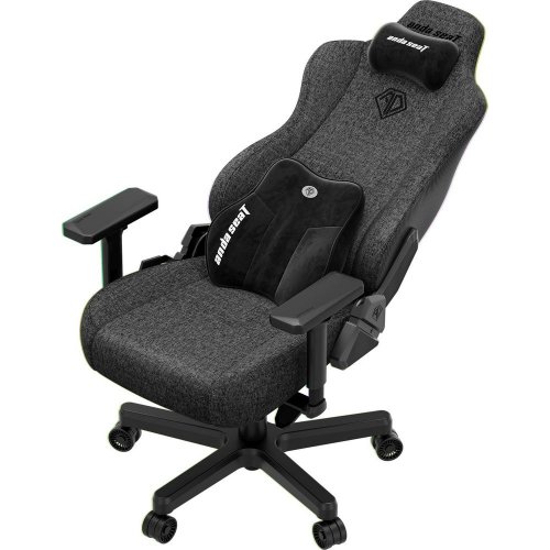 Ігрове крісло Anda Seat Kaiser 3E XL Fabric (AD23YC-XL-09-GB-CF-G01) Dark Gray купити в Україні: Київ, Львів, Хмельницький, Тернопіль | Низька ціна, відгуки, характеристики від TELEMART фото