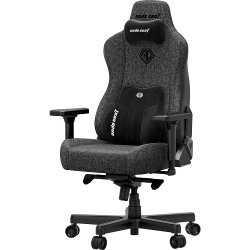 Ігрове крісло Anda Seat Kaiser 3E XL Fabric (AD23YC-XL-09-GB-CF-G01) Dark Gray купити в Україні: Київ, Львів, Хмельницький, Тернопіль, Івано-Франківськ | Низька ціна, відгуки, характеристики від TELEMART фото
