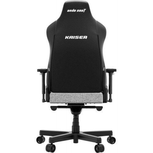 Игровое кресло Anda Seat Kaiser 3E XL Fabric (AD23YC-XL-09-G-CF-G01) Gray купить в Украине: Киев, Днепр, Харьков, Одесса  | Низкая цена, отзывы, характеристики от TELEMART фото
