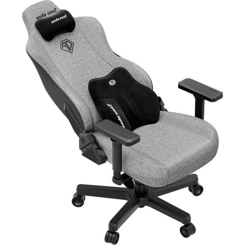 Ігрове крісло Anda Seat Kaiser 3E XL Fabric (AD23YC-XL-09-G-CF-G01) Gray купити в Україні: Київ, Львів, Хмельницький, Тернопіль, Івано-Франківськ | Низька ціна, відгуки, характеристики від TELEMART фото
