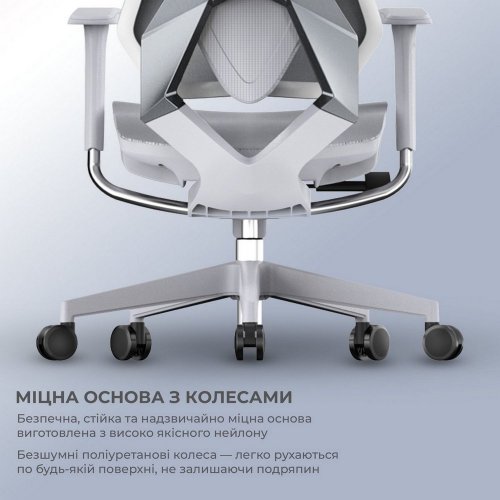 Купить Эргономичное кресло Sihoo X5C Mesh (X5FC-N101) Grey - цена в Харькове, Киеве, Днепре, Одессе
в интернет-магазине Telemart фото