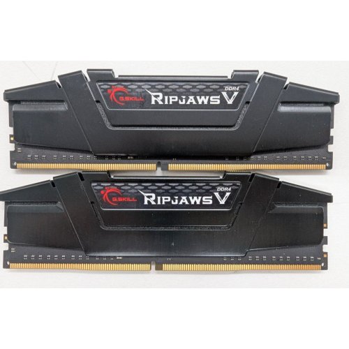 Купить Озу G.Skill DDR4 16GB (2x8GB) 4000Mhz Ripjaws V Black (F4-4000C18D-16GVK) (Восстановлено продавцом, 801796) с проверкой совместимости: обзор, характеристики, цена в Киеве, Днепре, Одессе, Харькове, Украине | интернет-магазин TELEMART.UA фото
