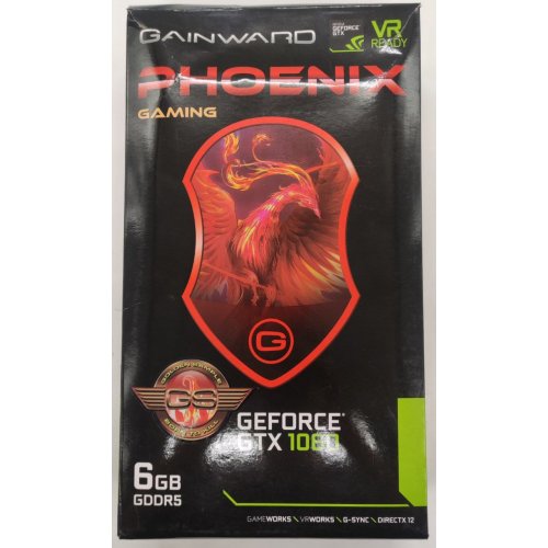 Відеокарта Gainward GeForce GTX 1060 Phoenix "GS" 6144MB (426018336-3736) (Відновлено продавцем, 801801) купити з перевіркою сумісності: огляд, характеристики, ціна у Києві, Львові, Вінниці, Хмельницькому, Івано-Франківську, Україні | інтернет-магазин TELEMART.UA фото