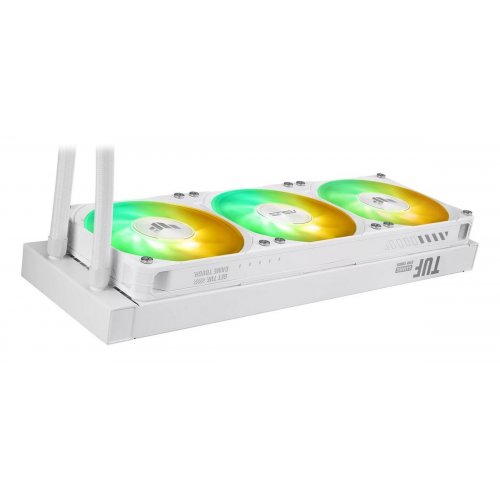 Готова СВО Asus TUF Gaming LC III 360 ARGB LCD (90RC01A2-B0EAY0) White купити з перевіркою сумісності: огляд, характеристики, ціна у Києві, Львові, Вінниці, Хмельницькому, Івано-Франківську, Україні | інтернет-магазин TELEMART.UA фото