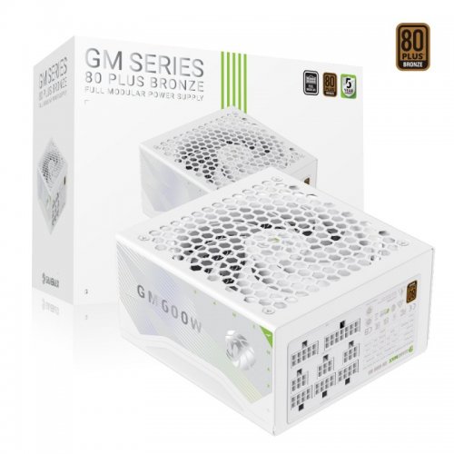 Купить Блок питания GAMEMAX GM 600B 600W (GM 600B WH) White с проверкой совместимости: обзор, характеристики, цена в Киеве, Днепре, Одессе, Харькове, Украине | интернет-магазин TELEMART.UA фото