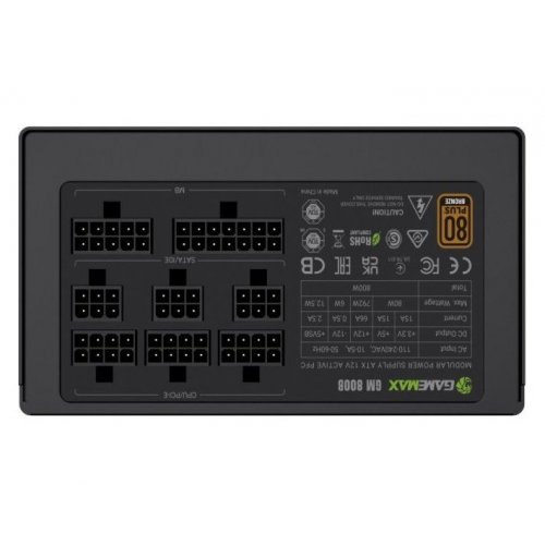 Купить Блок питания GAMEMAX GM 800B 800W (GM 800B) Black с проверкой совместимости: обзор, характеристики, цена в Киеве, Днепре, Одессе, Харькове, Украине | интернет-магазин TELEMART.UA фото
