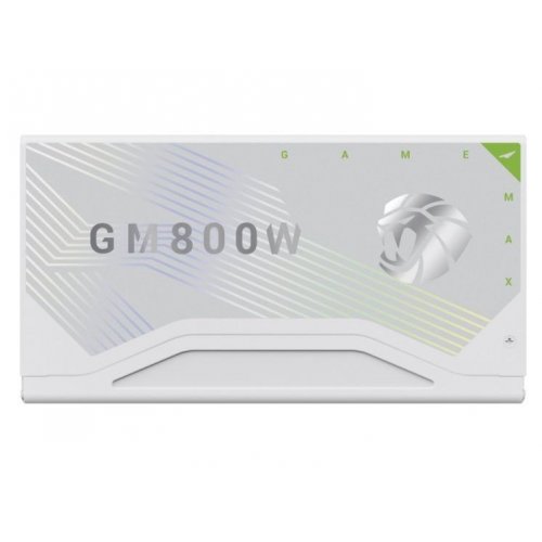 Купить Блок питания GAMEMAX GM 800B 800W (GM 800B WH) White с проверкой совместимости: обзор, характеристики, цена в Киеве, Днепре, Одессе, Харькове, Украине | интернет-магазин TELEMART.UA фото