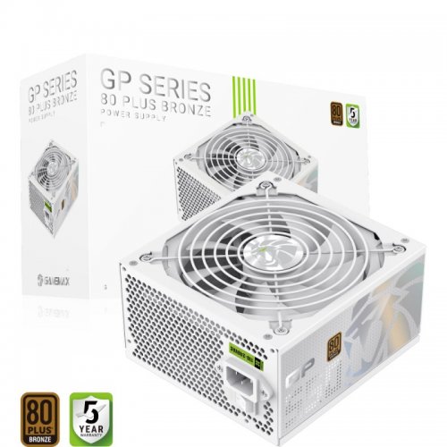 Блок живлення GAMEMAX GP 550B 550W (GP 550B WH) White купити з перевіркою сумісності: огляд, характеристики, ціна у Києві, Львові, Вінниці, Хмельницькому, Івано-Франківську, Україні | інтернет-магазин TELEMART.UA фото