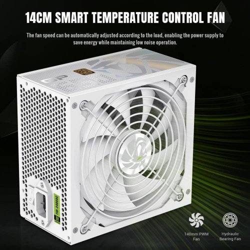 Купить Блок питания GAMEMAX GP 650B 650W (GP 650B WH) White с проверкой совместимости: обзор, характеристики, цена в Киеве, Днепре, Одессе, Харькове, Украине | интернет-магазин TELEMART.UA фото
