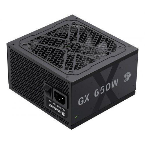 Купить Блок питания GAMEMAX GX 650GF 650W (GX 650GF) Black с проверкой совместимости: обзор, характеристики, цена в Киеве, Днепре, Одессе, Харькове, Украине | интернет-магазин TELEMART.UA фото