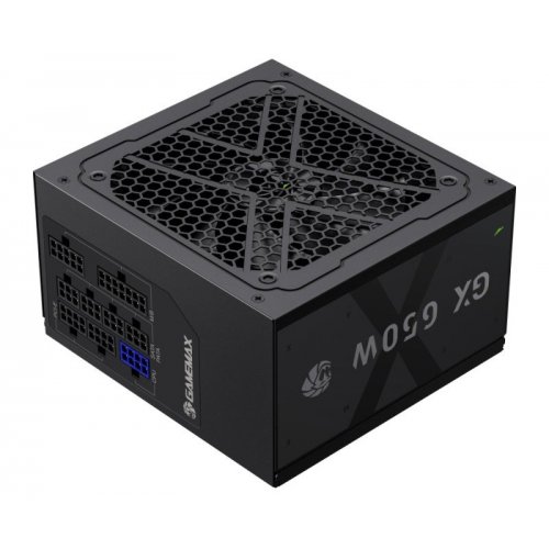 Купить Блок питания GAMEMAX GX 650GF 650W (GX 650GF) Black с проверкой совместимости: обзор, характеристики, цена в Киеве, Днепре, Одессе, Харькове, Украине | интернет-магазин TELEMART.UA фото