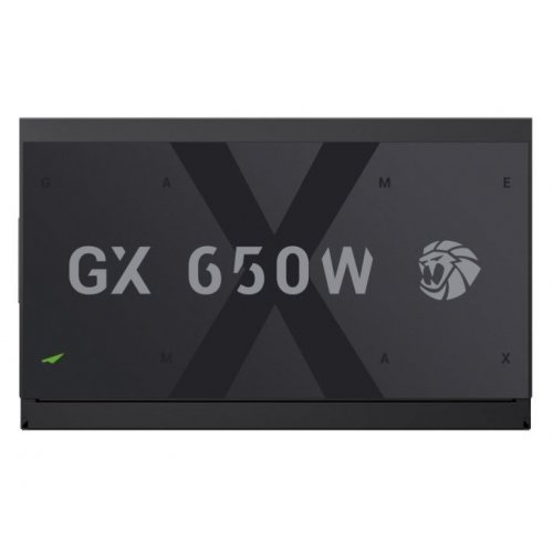 Купить Блок питания GAMEMAX GX 650GF 650W (GX 650GF) Black с проверкой совместимости: обзор, характеристики, цена в Киеве, Днепре, Одессе, Харькове, Украине | интернет-магазин TELEMART.UA фото