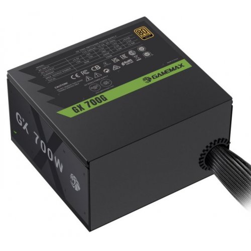 Купить Блок питания GAMEMAX GX 700G 700W (GX 700G) Black с проверкой совместимости: обзор, характеристики, цена в Киеве, Днепре, Одессе, Харькове, Украине | интернет-магазин TELEMART.UA фото