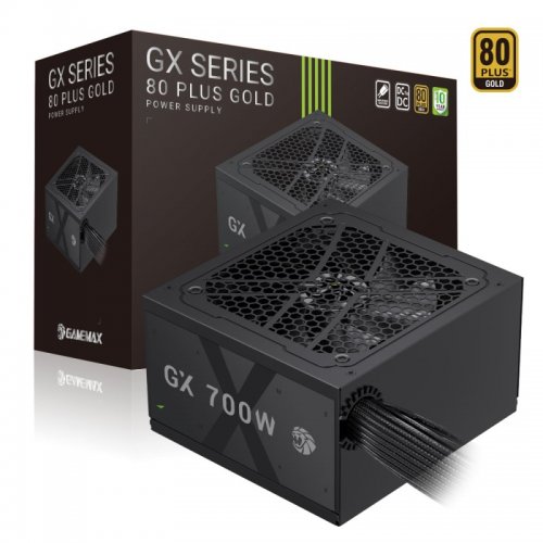 Купить Блок питания GAMEMAX GX 700G 700W (GX 700G) Black с проверкой совместимости: обзор, характеристики, цена в Киеве, Днепре, Одессе, Харькове, Украине | интернет-магазин TELEMART.UA фото