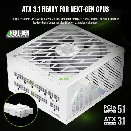 Купить Блок питания GAMEMAX GX PRO 850G 850W (GX PRO 850G WH) White с проверкой совместимости: обзор, характеристики, цена в Киеве, Днепре, Одессе, Харькове, Украине | интернет-магазин TELEMART.UA фото