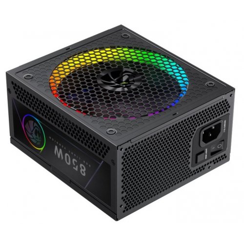 Блок живлення GAMEMAX RGB 850G 850W (RGB 850G) Black купити в Україні: Київ, Львів, Хмельницький, Тернопіль | Перевірка сумісності, низька ціна, відгуки, характеристики від TELEMART фото