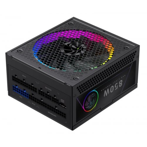 Блок живлення GAMEMAX RGB 850G 850W (RGB 850G) Black купити в Україні: Київ, Львів, Хмельницький, Тернопіль | Перевірка сумісності, низька ціна, відгуки, характеристики від TELEMART фото