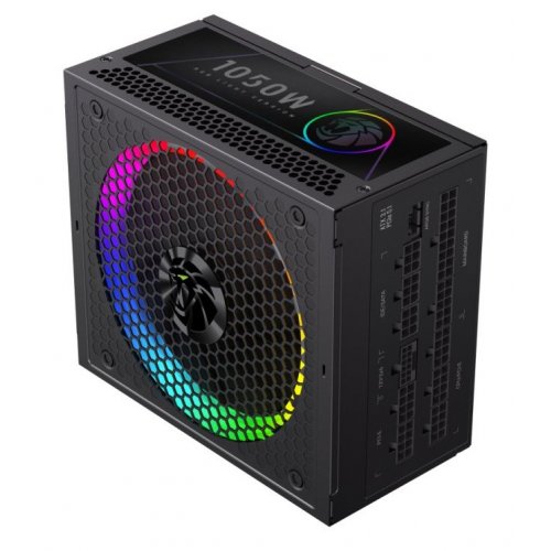 Блок живлення GAMEMAX RGB PRO 1050G 1050W (RGB PRO 1050G) Black купити з перевіркою сумісності: огляд, характеристики, ціна у Києві, Львові, Вінниці, Хмельницькому, Івано-Франківську, Україні | інтернет-магазин TELEMART.UA фото