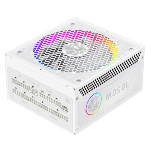 Блок живлення GAMEMAX RGB PRO 1050G 1050W (RGB PRO 1050G WH) White купити з перевіркою сумісності: огляд, характеристики, ціна у Києві, Львові, Вінниці, Хмельницькому, Івано-Франківську, Україні | інтернет-магазин TELEMART.UA фото