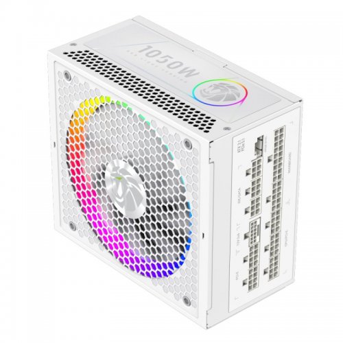 Блок живлення GAMEMAX RGB PRO 1050G 1050W (RGB PRO 1050G WH) White купити з перевіркою сумісності: огляд, характеристики, ціна у Києві, Львові, Вінниці, Хмельницькому, Івано-Франківську, Україні | інтернет-магазин TELEMART.UA фото