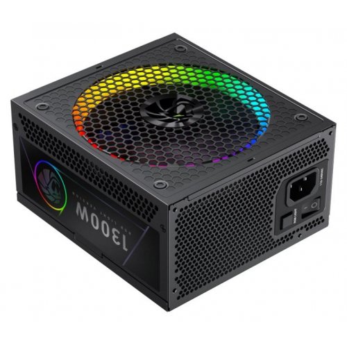 Блок живлення GAMEMAX RGB PRO 1300P 1300W (RGB PRO 1300P) Black купити в Україні: Київ, Львів, Хмельницький, Тернопіль | Перевірка сумісності, низька ціна, відгуки, характеристики від TELEMART фото