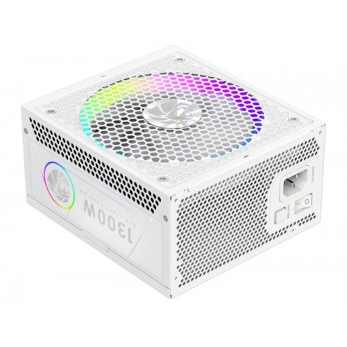 Блок живлення GAMEMAX RGB PRO 1300P 1300W (RGB PRO 1300P WH) White купити в Україні: Київ, Львів, Хмельницький, Тернопіль | Перевірка сумісності, низька ціна, відгуки, характеристики від TELEMART фото