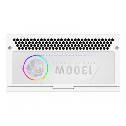 Блок живлення GAMEMAX RGB PRO 1300P 1300W (RGB PRO 1300P WH) White купити в Україні: Київ, Львів, Хмельницький, Тернопіль | Перевірка сумісності, низька ціна, відгуки, характеристики від TELEMART фото
