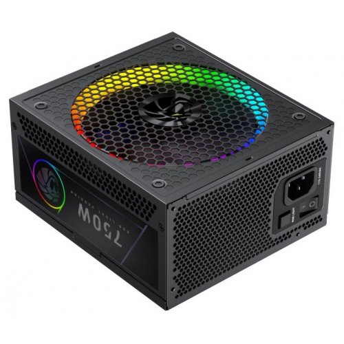 Блок живлення GAMEMAX RGB PRO 750G 750W (RGB PRO 750G) Black купити в Україні: Київ, Львів, Хмельницький, Тернопіль | Перевірка сумісності, низька ціна, відгуки, характеристики від TELEMART фото