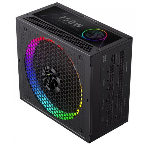 Блок живлення GAMEMAX RGB PRO 750G 750W (RGB PRO 750G) Black купити в Україні: Київ, Львів, Хмельницький, Тернопіль | Перевірка сумісності, низька ціна, відгуки, характеристики від TELEMART фото