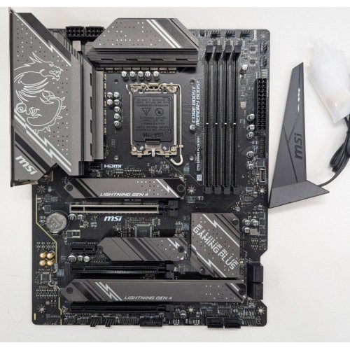 Купить Материнская плата MSI Z790 GAMING PLUS WIFI (s1700, Intel Z790) (Восстановлено продавцом, 801859) с проверкой совместимости: обзор, характеристики, цена в Киеве, Днепре, Одессе, Харькове, Украине | интернет-магазин TELEMART.UA фото
