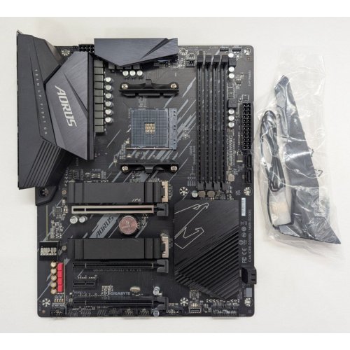 Материнська плата Gigabyte B550 AORUS ELITE AX V2 (sAM4, AMD B550) (Відновлено продавцем, 801867) купити з перевіркою сумісності: огляд, характеристики, ціна у Києві, Львові, Вінниці, Хмельницькому, Івано-Франківську, Україні | інтернет-магазин TELEMART.UA фото